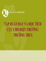 Tập huấn dạy và học tích cực