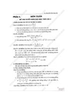 hướng dẫn giải nhanh đề thi đại học khối d toán-văn-anh