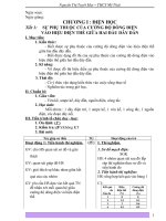 Giáo án lý 9 - cả năm