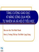 ren ky nang song qua mon TNXH