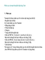 Sự phân cực của Tranzitor