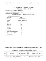 ke hoach to tu nhien