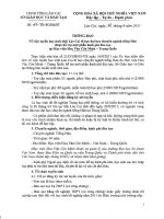 TB tuyển sinh ĐH Tiếng Hán tại ĐH HOa Văn Côn Minh - Trung Quốc