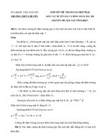 Báo cáo đề tài bài tập tĩnh điện