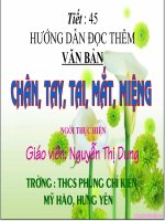 CHAN,TAY, TAI, MAT, MIENG