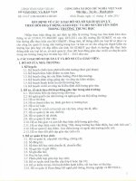 QUI ĐINH VE CAC LOAI HO SO 11-12