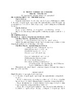 Đề thi và gợi ý giải môn văn khối D năm 2011