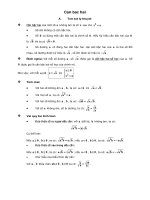 Bài tập căn bậc hai