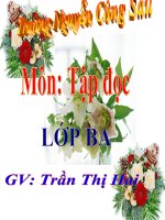 TD 3. TUẦN 30, Gặp gỡ ở Lúc - xăm- bua