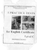 5 practice tests for english certificate level c 2