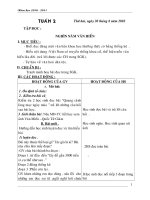 Giao án 5 tuân 2 Toán- Tiêng Viêt