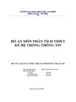 phân tích thiết kế hệ thống thông tin quản lý siêu thị sản phẩm kỹ thuật số