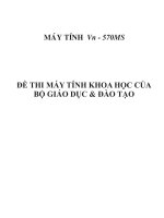 huong dan su dung MT casio 570 MS