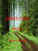 summer course 1