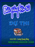 Bài giảng vật lí 8 (chất dẫn,cách điện