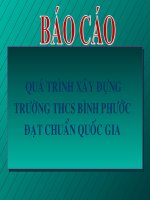 Quá trình xây dựng trường CQG