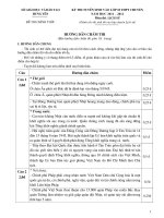 ĐÁP ÁN CHẤM SỬ CHUYÊN VÀO 10 HƯNG YÊN 2011