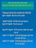 GD kỹ năng sống trong TV