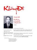 Sống là cho và chết cũng là cho