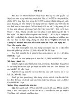 nghiên cứu khu hệ lưỡng cư, bò sát ở khu bảo tồn thiên nhiên pù hoạt, tỉnh nghệ an