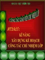 Tap huan xay dung KH chu nhiem