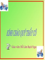 Làm quen với bản đồ (tiếp theo) lớp 4