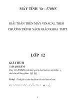 huong dan su dung MT casio lop 12