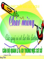 Su dung BDTD gop phan doi moi PPDH va cong tac quan li