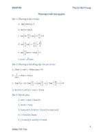 phuong trinh luong giac 11 nang cao