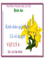 bài 19. Sự nở vì nhiệt của chất lỏng