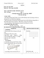 Giáo án CKT Lớp 5 tuần 1