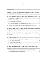 hệ thống thông tin quản lý tại công ty cổ phần chứng khoán thành phố hồ chí minh