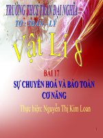 bài giảng vật lý 8 bài 1 chuyển động cơ học