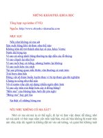 khoa học vui: những khám phá khoa học