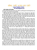 Cùng tìm hiểu: sống, chết và sau khi chết