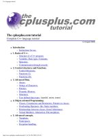 cplusplus tutorial ebook