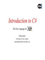Introduction to Csharp ebook