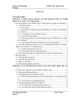 xây dựng hệ thống thông tin quản lý nhân sự tại chi nhánh công ty tnhh dịch vụ và đầu tư vinh hạnh
