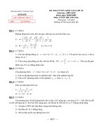 Đề và Lời giải TS10 môn toán năm học 2009-2010 An Giang