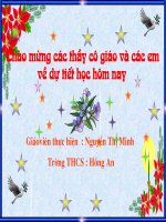 giáo án thao giảng, thi giáo viên giỏi hình học 9 sự xác định của đường tròn. tính chất đối xứng của đường tròn (8)