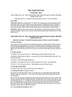 TIÊU CHUẨN QUỐC GIA TCVN 9143 : 2012 CÔNG TRÌNH THỦY LỢI - TÍNH TOÁN ĐƯỜNG VIỀN THẤM DƯỚI ĐẤT CỦA ĐẬP TRÊN NỀN KHÔNG PHẢI LÀ ĐÁ