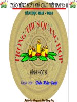 giáo án thao giảng, thi giáo viên giỏi hình học 9 sự xác định của đường tròn. tính chất đối xứng của đường tròn (7)