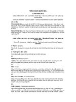 TIÊU CHUẨN QUỐC GIA TCVN 9164:2012 CÔNG TRÌNH THỦY LỢI - HỆ THỐNG TƯỚI TIÊU - YÊU CẦU KỸ THUẬT VẬN HÀNH HỆ THỐNG KÊNH