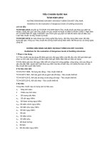 TCVN 9381:2012 HƯỚNG DẪN ĐÁNG GIÁ MỨC ĐỘ NGUY HIỂM CỦA KẾT CẤU NHÀ