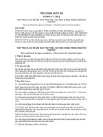 TIÊU CHUẨN QUỐC GIA TCVN 9171 : 2012 THỦY TINH VÀ CÁT ĐỂ SẢN XUẤT THỦY TINH - QUY ĐỊNH CHUNG TRONG PHÂN TÍCH HÓA HỌC