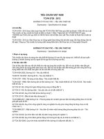 TIÊU CHUẨN VIỆT NAM TCVN 5729 : 2012 ĐƯỜNG Ô TÔ CAO TỐC – YÊU CẦU THIẾT KẾ