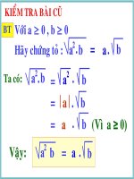 Biến đổi đơn giản biểu thức chưa căn bậc 2
