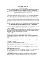 TIÊU CHUẨN QUỐC GIA TCVN 8725 : 2012 ĐẤT XÂY DỰNG CÔNG TRÌNH THỦY LỢI -  PHƯƠNG PHÁP XÁC ĐỊNH SỨC CHỐNG CẮT CỦA ĐẤT HẠT MỊN MỀM YẾU BẰNG THÍ NGHIỆM CẮT CÁNH Ở TRONG PHÒNG