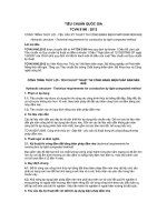 TIÊU CHUẨN QUỐC GIA TCVN 9166 : 2012 CÔNG TRÌNH THỦY LỢI - YÊU CẦU KỸ THUẬT THI CÔNG BẰNG BIỆN PHÁP ĐẦM NÉN NHẸ