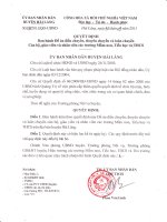 Đề án luân chuyển, thuyên chuyển, điều chuyển CBGV số 08/2011/QĐ-UBND năm 2011 huyện Hải Lăng